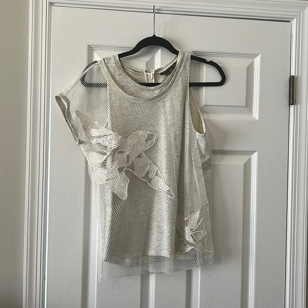 Sachin & Babi cotton and mesh top